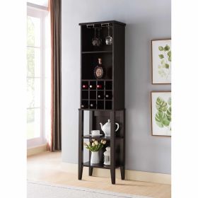 ID USA 29317 Wine Cabinet Red Cocoa