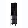 ID USA 29317 Wine Cabinet Red Cocoa