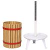 4.8 Gal Manual Presser Juicer Fruit Wine Press for Wine Making Juice Vegetable