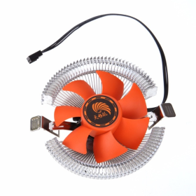 PC CPU Cooler Cooling-Fan (Color: Orange)