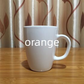 Ceramic Couple Has A Coffee Cup (Option: Orange-301 400ml)