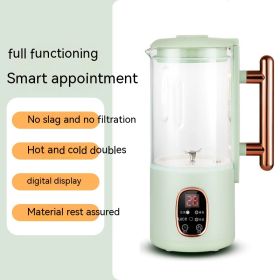 Broken Wall Soybean Milk Machine Household Small Mini Multi-function Full Heating Automatic Cleaning (Option: Fresh Green-Standard Style 6 Blade Knife-National standard three plug)