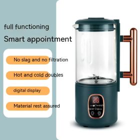 Broken Wall Soybean Milk Machine Household Small Mini Multi-function Full Heating Automatic Cleaning (Option: Graphite Green-Standard Style 6 Blade Knife-National standard three plug)