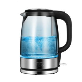 Office Household Small Glass Electric Kettle (Option: Picture Color-US)